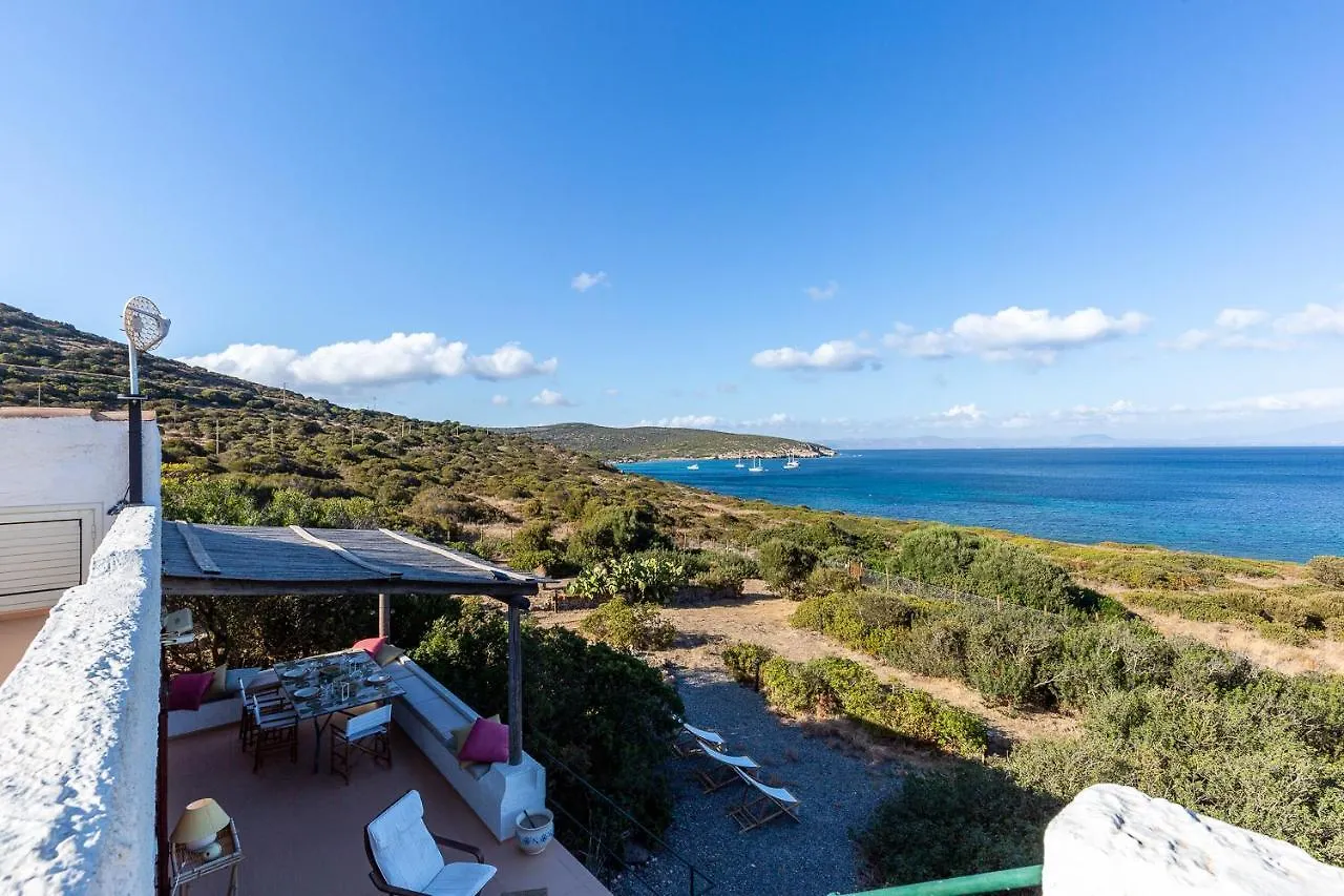 Su Mari Su Entu Isola Di Sant'Antioco Villa Con Accesso Diretto Al Mare